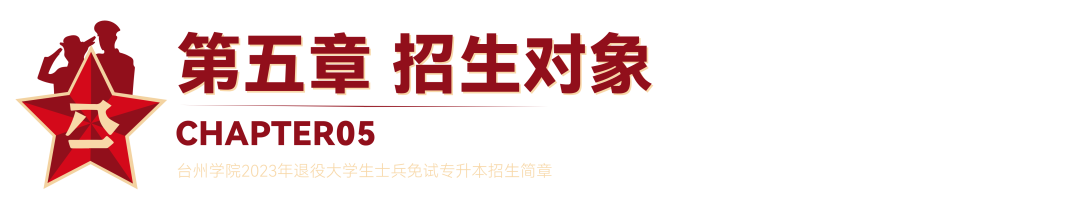 2023年臺(tái)州學(xué)院退役大學(xué)生士兵免試專升本招生簡章(圖13)
