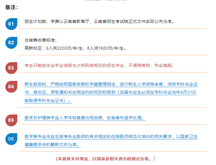 2023年昆明醫(yī)科大學(xué)海源學(xué)院專升本招生簡章公布！(圖11)