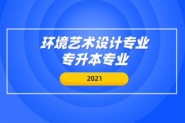 環(huán)境藝術(shù)設(shè)計專業(yè)專升本專業(yè)有哪些？